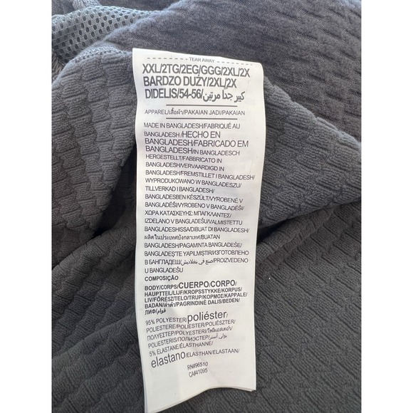 Under Armour Pullover Mens Medium Gray Spectra 1/4 Zip ColdGear Fitted Run Xxl - Picture 6 of 8